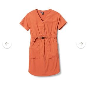 REI Sahara Dress Rust Marsala Dress Medium